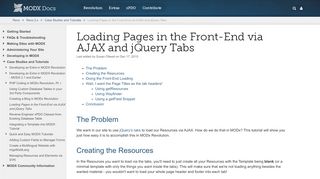 
                            7. Loading Pages in the Front-End via AJAX and …