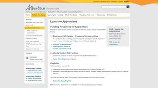 
                            7. Loans for Apprentices | Alberta Student Aid