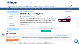 
                            4. Loans like 247Moneybox: Alternative lenders to ... - Finder.com