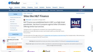 
                            7. Loans like H&T Finance | Find sites similar to H&T …
