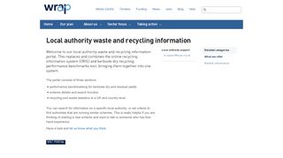 
                            1. Local authority information portal | WRAP UK