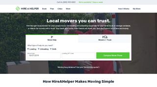 
                            4. Local Movers: Hire Move Help By The Hour - HireAHelper.com