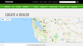 
                            7. Locate a Dealer | Kawasaki Motors Corp., USA