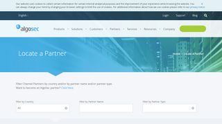 
                            8. Locate a Partner | AlgoSec