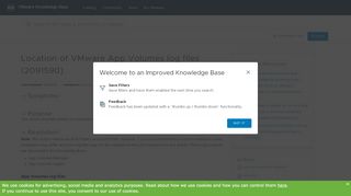
                            7. Location of VMware App Volumes log files (2091590)