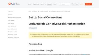 
                            6. Lock Android v2 Native Social Authentication - Auth0