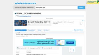 
                            3. locustspw.org at Website Informer. Locust. Visit Locust Spw.