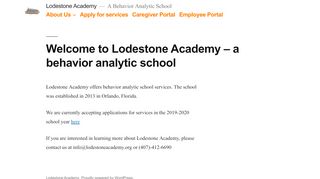 
                            8. Lodestone Academy – A Behavior Analytic School