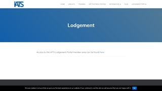 
                            6. Lodgement - iats-uk.org