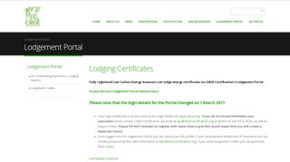 
                            8. Lodgement Portal - CIBSE Certification