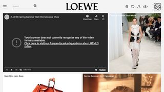 
                            3. LOEWE official website – luxury clothes and accessories