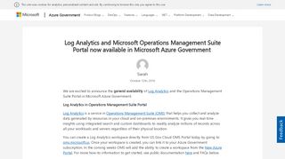 
                            9. Log Analytics and Microsoft Operations …