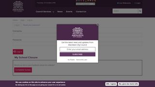 
                            5. Log in | Aberdeen City Council