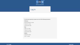 
                            7. Log In | Access Manager: SHRM