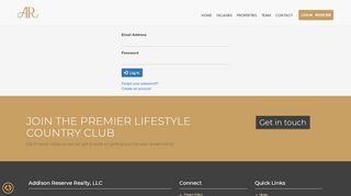 
                            7. Log in | Addison Reserve Realty, LLC