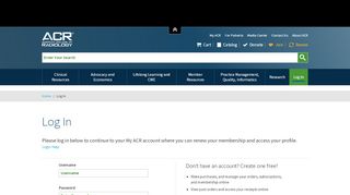 
                            5. Log In | American College of Radiology - acr.org