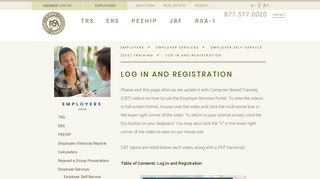 
                            4. Log In and Registration | The Retirement Systems of Alabama