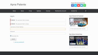 
                            5. Log In – Apna Patente