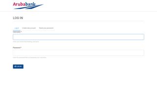 
                            5. Log in | Aruba Bank Banking