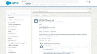 
                            2. Log in as a community user - Answers - Salesforce Trailblazer ...