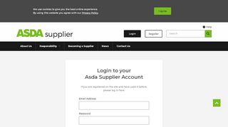 
                            3. Log in | Asda Supplier