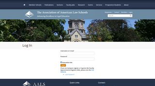 
                            9. Log In | Association of American Law Schools | …