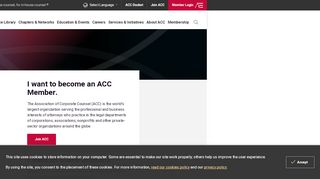 
                            4. Log in | Association of Corporate Counsel (ACC)