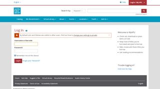 
                            2. Log In | Austin Public Library | BiblioCommons