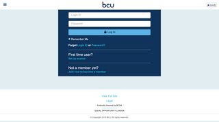 
                            2. Log In - BCU