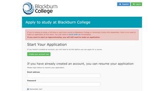 
                            2. Log in | Blackburn College