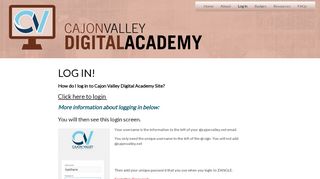 
                            4. Log in - Cajon Valley Digital Academy