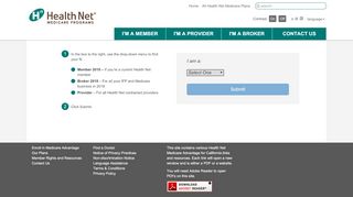 
                            1. Log In | California Health Net Advantage