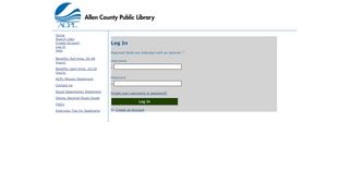 
                            4. Log In - Careers @ ACPL - Allen County Public Library