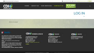 
                            8. Log In - CDI-Services