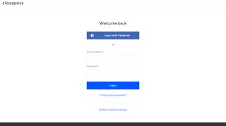 
                            4. Log in - ClassPass