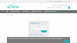 
                            4. Log in | Coloplast Charter