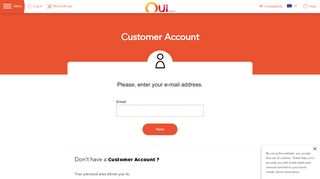 
                            10. Log in - Customer Account - OUI.sncf