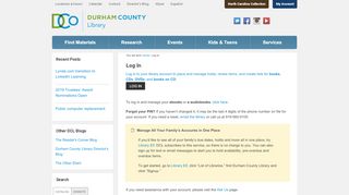 
                            4. Log In | Durham County Library