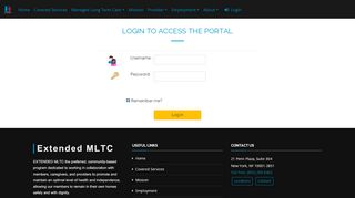 
                            2. Log in - Extended MLTC