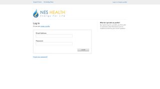 
                            6. Log in / FAQs - NES Health Support