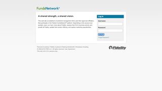 
                            3. Log In - Fidelity FundsNetwork