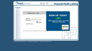
                            11. Log In - Financial Pacific Leasing