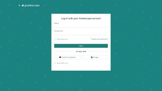 
                            7. Log In | Gradescope