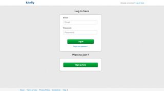 
                            4. Log in here - kitefly