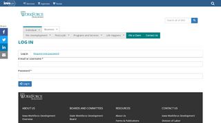 
                            1. Log in | iowaworkforcedevelopment.gov - www