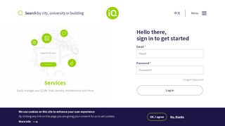 
                            3. Log in | iQ Student Accommodation