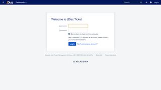 
                            2. Log in - JDisc Ticket