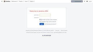 
                            2. Log in - Jenkins JIRA