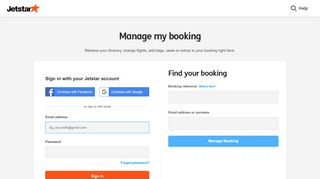 
                            4. Log in - Jetstar Manage booking