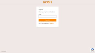 
                            1. Log in - KCOM Identity